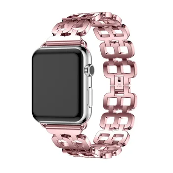 Apple watch band 45mm 44mm 40mm 42mm 38mm roostevabast terasest metallist rihm iwatch Link käevõru 7/6/5/4/3/2 randme watchband