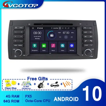 AVGOTOP Android 10 Bluetooth GPS Auto Player Multimeedia BMW E39 X5-E53 Land Rover Range Rover Carplay Wifi