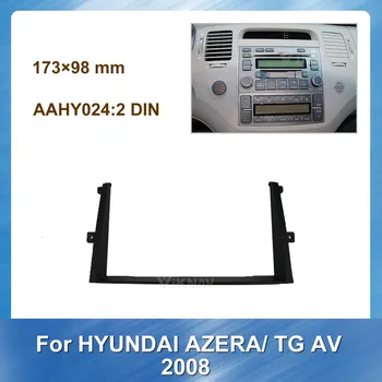 Double-Din-Car-Auto Raadio Mms sidekirmega kohta HYUNDAI AZERA TG AV-2008. aasta Integreeritud CD-Paigaldada Raami Stereo Plaat Raami Paneel