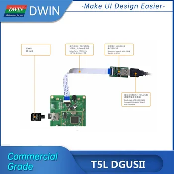 DWIN Kaubanduslikel/Tööstuslikel Hinne 10Pin_1.0mm Liides Aksessuaar HDL662B FCC1015A HDLUSB1 4 ühikut