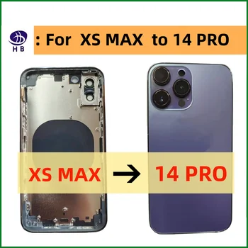 IPhone Xsmax 14 Pro Korpus tagakaas korral Täielikult Ühilduv XS MAX Nagu 14PRO MAX Šassii Eluaseme Aku kate Diy