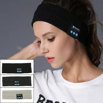 Juhtmeta Bluetooth-Kõrvaklapp Peapael Magab Kõrvaklappide HQ Stereo Kõrvaklapid Sport Higi-imav Peakomplekt Muusika Müts Silmade Mask