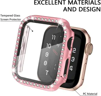 Klaas+Kate Apple Watch 6 juhul 44mm 40mm iWatch 42mm 38mm kaitseraua Ekraan diamond Protector Tarvikud seeria 5 4 3 2 SE