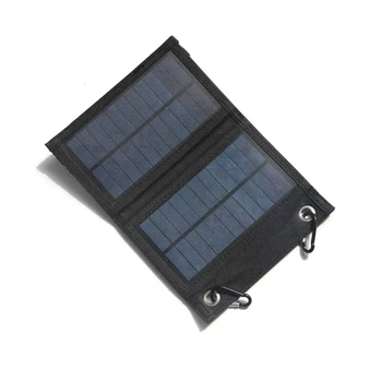Kuum XD-4W Kantavate Päikese Juhatuse Väljas Laadija päikesepaneel Kokkuklapitavad Toide Laadimine Paneelid 5V USB Mobiiltelefoni Power Bank