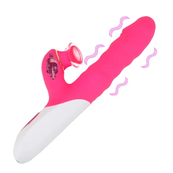 Köniinsä Imemiseks Teleskoop Dildo Vibraator Sex Shop mänguasjad Kliitori Stimulaator Sugu Mänguasjad, Naiste G-Spot Küülik Vibraator