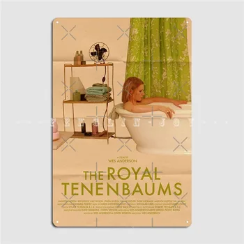 Royal Tenenbaums Kile Alt-Plakat Metallist Märk Kino Elutuba Baar Koobas Kohandada Maali Kaunistused, Tina Märk Plakatid